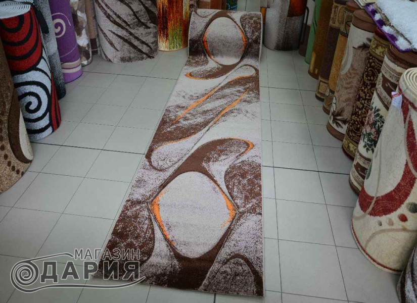 Тъкана пътека GRAND RELEF 1412 brown